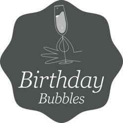 White Horse Birthday Bubbles Dark